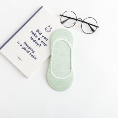 Chaussettes invisibles à couleur unie pour femmes