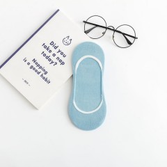 Chaussettes invisibles à couleur unie pour femmes