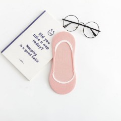 Chaussettes invisibles à couleur unie pour femmes