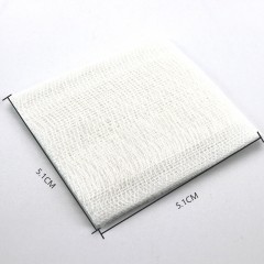 Gaze médicale en coton écrémé