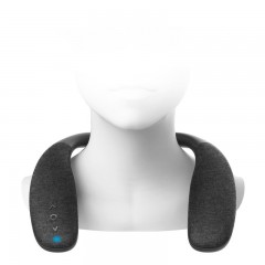 haut parleur bluetooth accrochable sur le cou en tissu