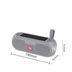 Haut-parleur Bluetooth à énergie solaire et électrique portable avec basse puissante