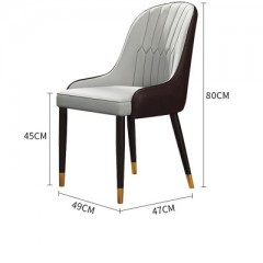 Chaise et Table de salle à manger en marbre