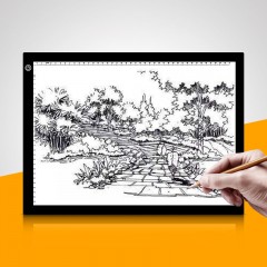 Tablette Lumineuse A3 Dessin Tablette LED pour Croquis Esquisse avec câble USB Prise au norme européenne