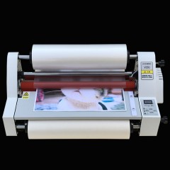 Machine à plastifier Rongda  entièrement automatique   à froid et à chaud format A3