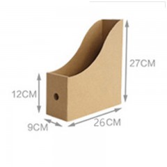 Porte-documents en papier kraft de bureau 5 compartiments
