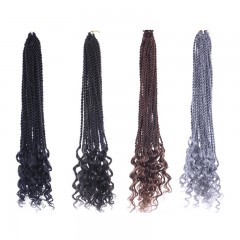 Extensions de cheveux  synthétique tressés 18 pouces