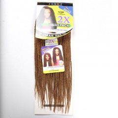 Extensions de cheveux  synthétique tressés 18 pouces  42 brins