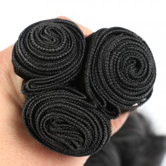 Mèche de 20 pouces aux cheveux ondulée en fibre synthétique