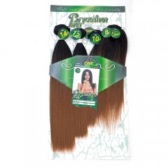 Extension de cheveux en fibre de haute température lot de 5pcs cheveux lisses