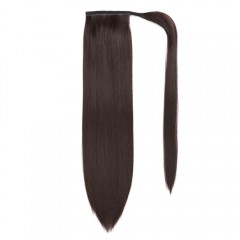 Extension de cheveux en fibre synthétique cheveux raide