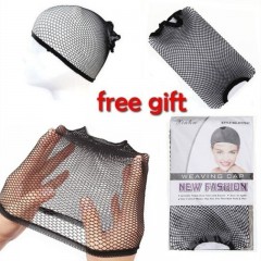 Perruque en fibre synthétique Couleurs dégradées cheveux lisses 28pouces