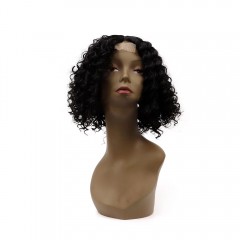Perruque à fibre synthétique aux cheveux  bouclés 10 pouces