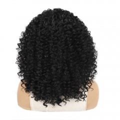 Perruque synthétique de 19 pouces aux cheveux bouclés résistant à la chaleur