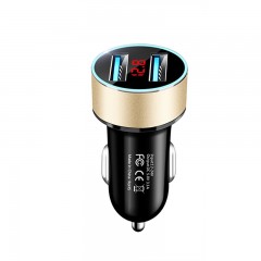 ZHONGXING Chargeur de voiture 3.1A double port USB LED affichage numérique