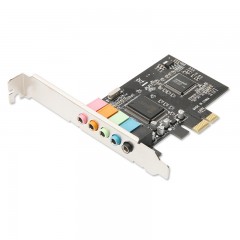 HAGOOGI carte son pour ordinateur 5.1 canaux PCI-E carte son indépendante