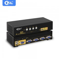 Commutateur KVM CKL 4 en 1 sortie trois types de commutation