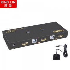 KL-201UH Commutateur HDMI KVM 2 entrées vers1 sortie 4K haute définition
