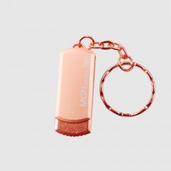 Clé USB métallique rotatif style porte-clé