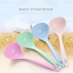 Cuillère paille de blé épaissie en plastique
