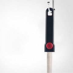 Spatule tête en silicone antiadhésif et manche en acier inoxydable