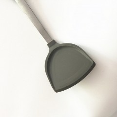 Spatule tête en silicone antiadhésif et manche en acier inoxydable