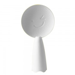 Cuillère à riz en plastique avec visage Smiley, debout et antiadhésive pour le riz