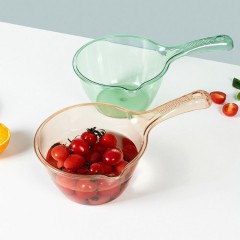Récipient  à eau en plastique transparent épaissi à manche