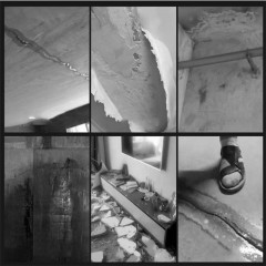 Scellant imperméable à l'eau et anti-fissuration mur sol