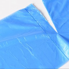 Ensemble de 5 rouleaux Sac à ordures en plastique jetable à poche plate avec point d'arrêt break