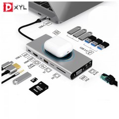 BX-H Hub USB multifonction Type-c Docking Station