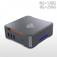 Intel Celeron J4125  petite unité centrale pour mini ordinateur Quad-Core triple affichage double disque dur
