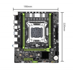 Carte mère d'ordinateur X79M-S2.0 Interface USB DDR3 à quatre emplacements