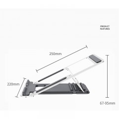 C-KU Portable support portable pliable avec élévateur