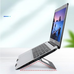 Support d'ordinateur portable en métal pliable et pratique