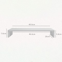 Étagère/Support pour écran de l'ordinateur en bois