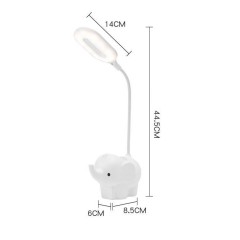 Lampe de table de protection oculaire LED réglable USB rechargeable gradable tactile