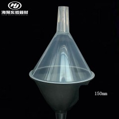 Entonnoir conique en plastique transparent