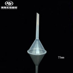 Entonnoir conique en plastique transparent