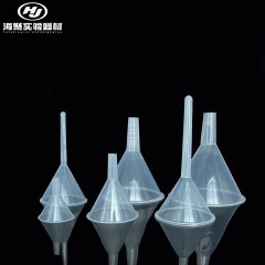 Entonnoir conique en plastique transparent