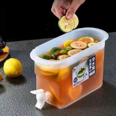 Distributeur de boissons froides avec robinet de qualité alimentaire PP 3,5 L