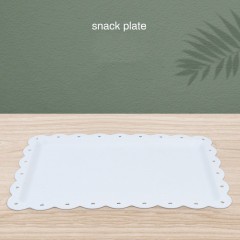 Plateau à gâteau en plastique rectangulaire 23.5 * 36.5cm
