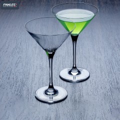 Verre à cocktail en verre de cristal 262ml/365 ml