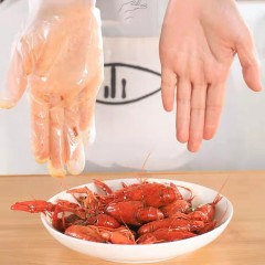 Gants jetables en TPE avec une forte adsorption