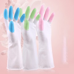 Gants de nettoyage en plastique imperméables