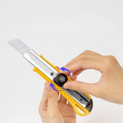 Deli Porte-couteau en métal avec bouton de verrouillage pour couteau d'artisanat