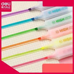 Deli S628 Marqueurs fluorescents  Set de 6 pcs