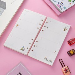 A5/A6 Papier de recharge pour carnet 6 anneaux