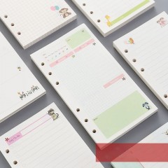 A5/A6 Papier de recharge pour carnet 6 anneaux