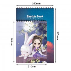 Carnet de dessins A4/8K 60pages